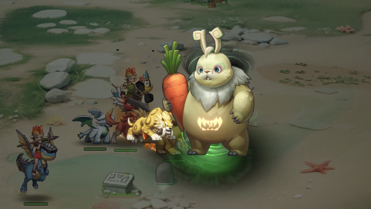 ストーンエイジ放置冒険の戦闘画像