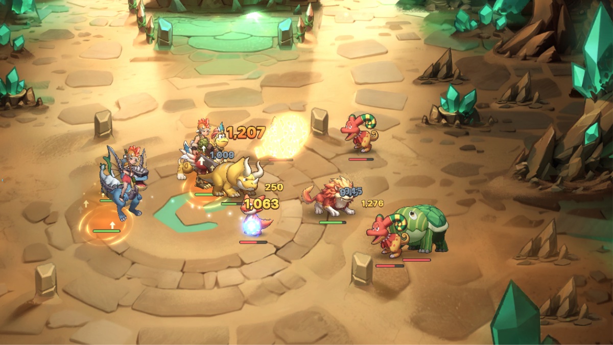 ストーンエイジ報知冒険の戦闘画像